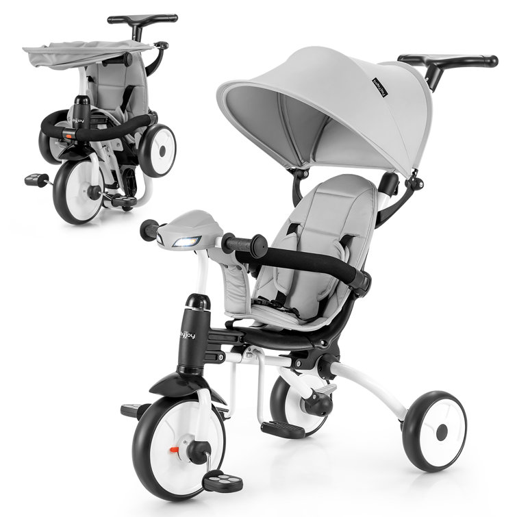 Costway Foldable 3 Wheel Tricycle Toddler Bike